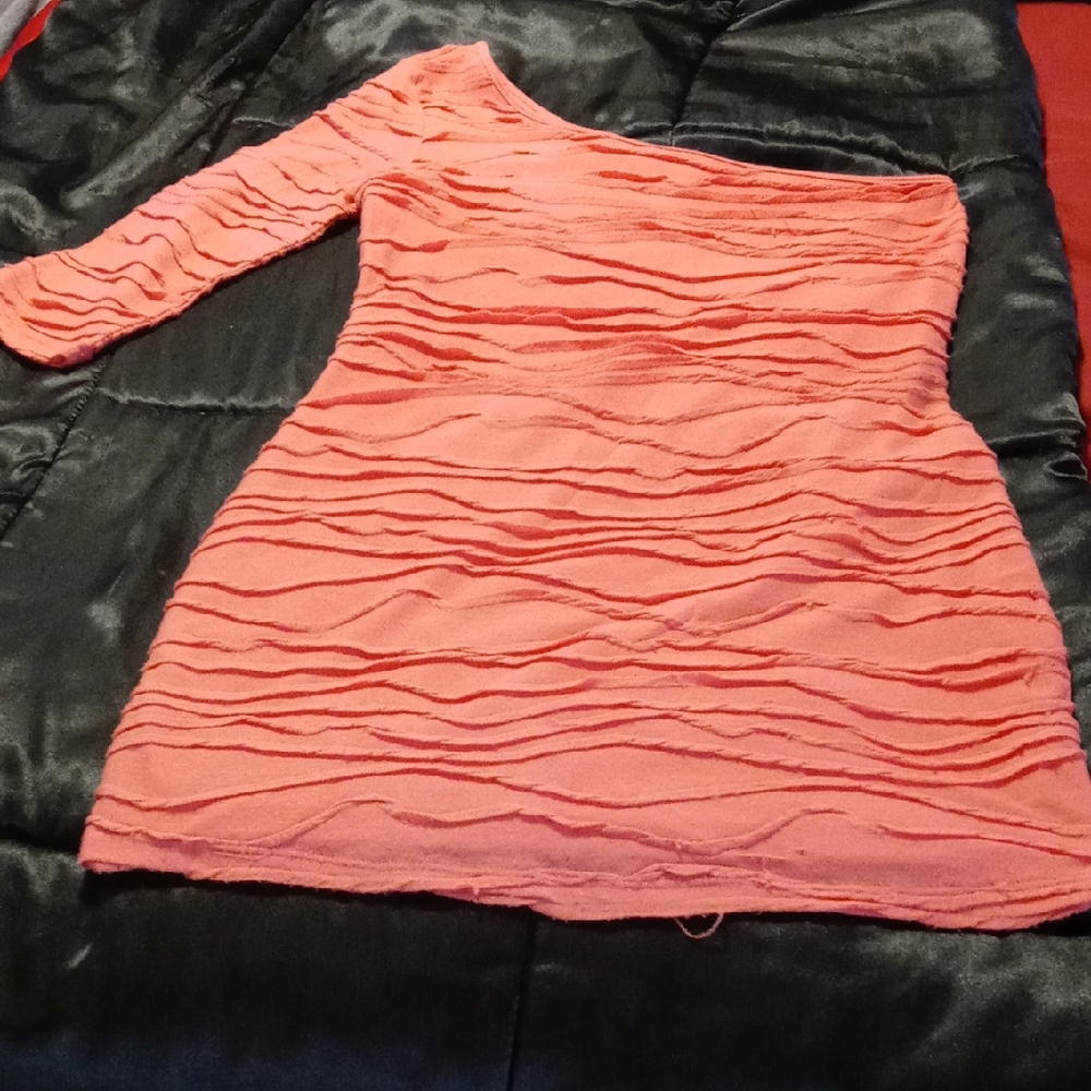 Guess Coral One Shoulder Dress